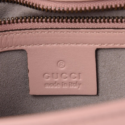 Gucci Calfskin Matelasse Small GG Marmont Shoulder Bag Perfect Pink 5 of 6