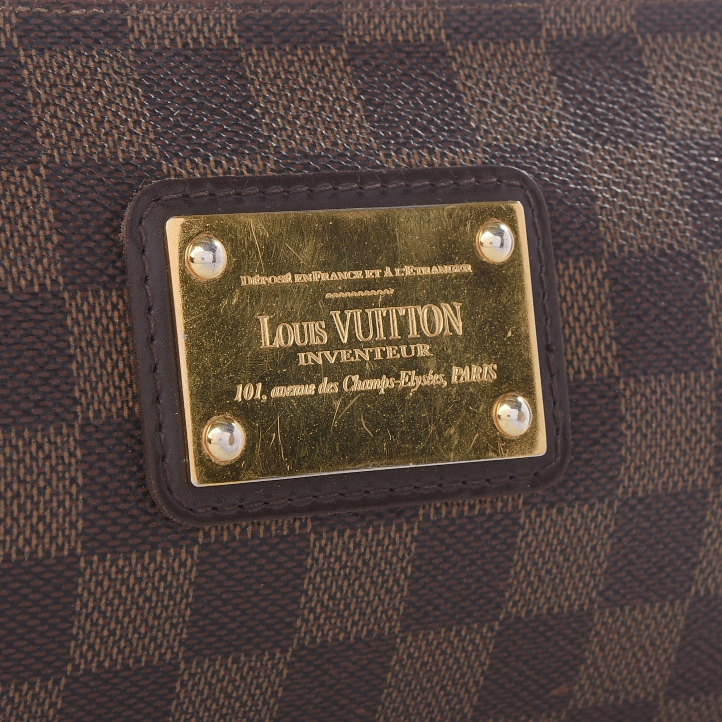 Damier Ebene Eva Clutch