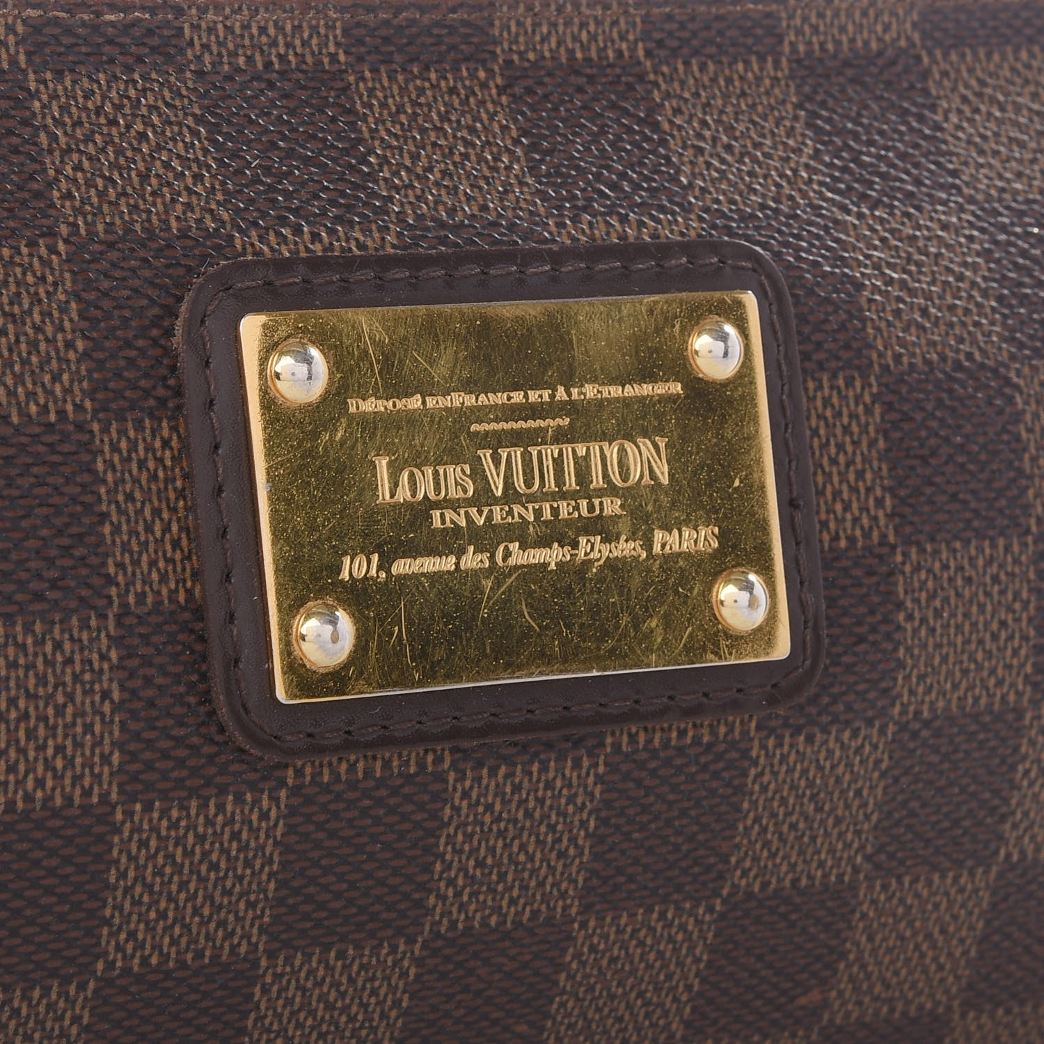 Louis Vuitton Damier Ebene Eva Clutch 8 of 12