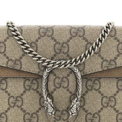 Gucci GG Supreme Monogram Super Mini Dionysus Shoulder Bag Taupe 7 of 13