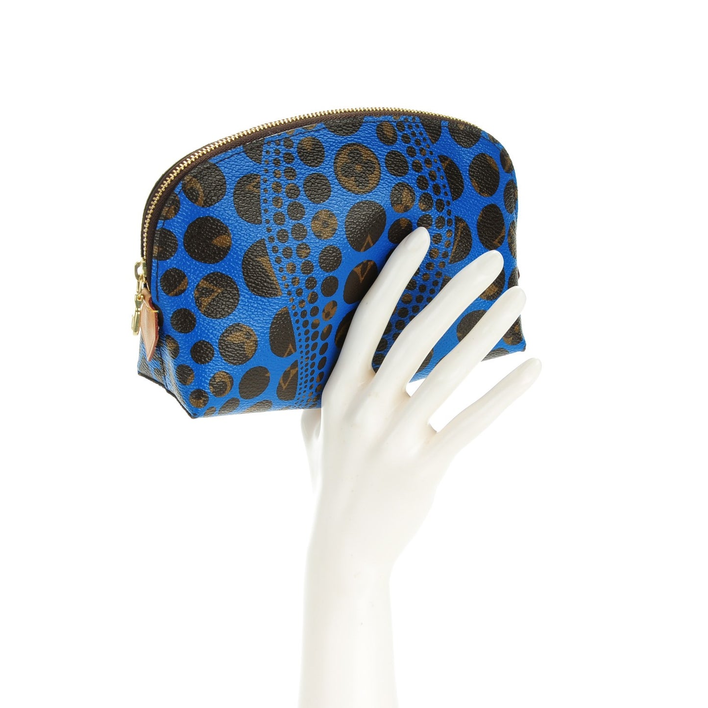 Monogram Kusama Pumpkin Dots Cosmetic Pouch Blue