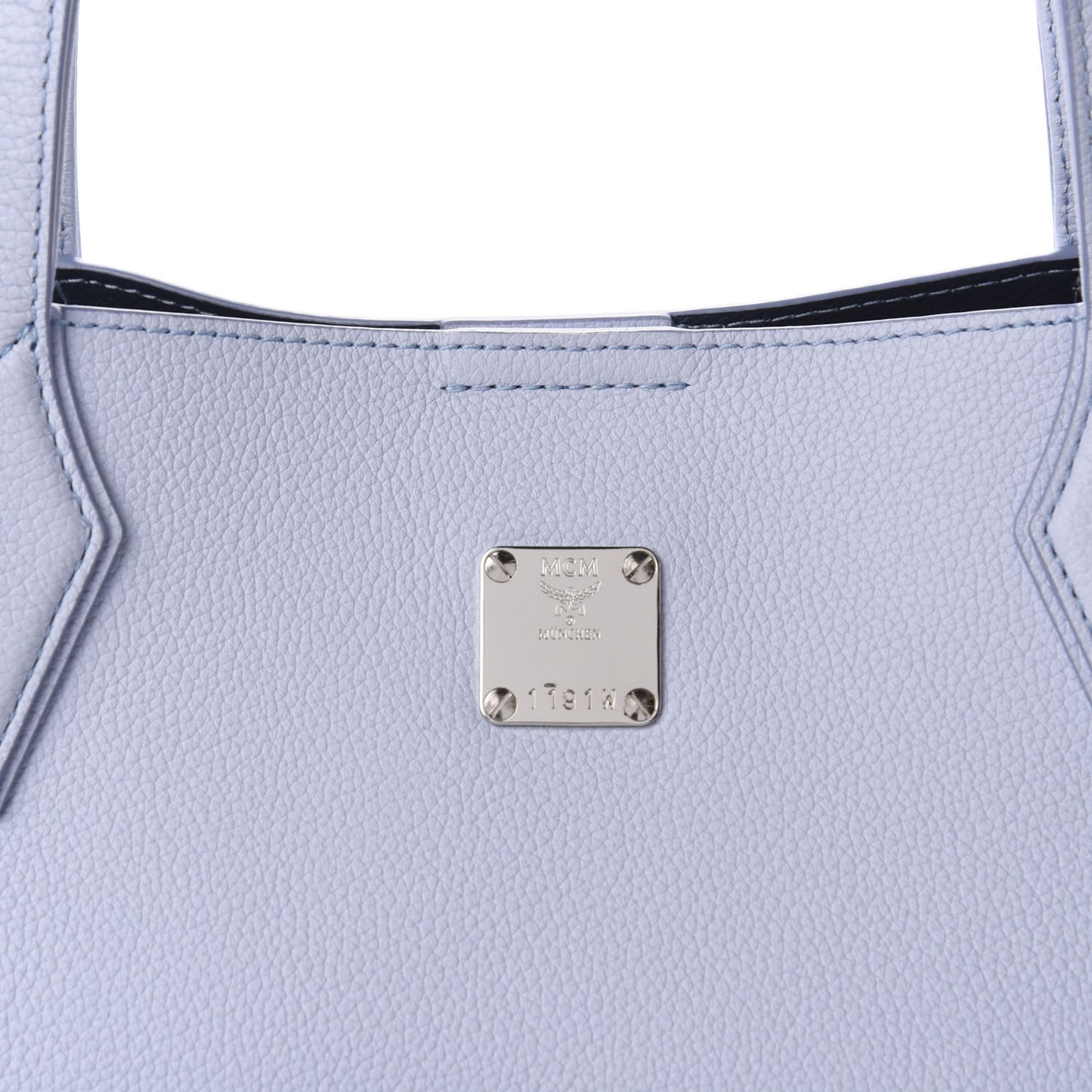 Calfskin Yris Shopper Tote Purple