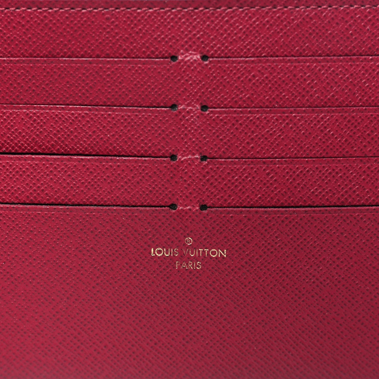 Louis Vuitton Calfskin Felicie Card Holder Insert Fuchsia 7 of 7