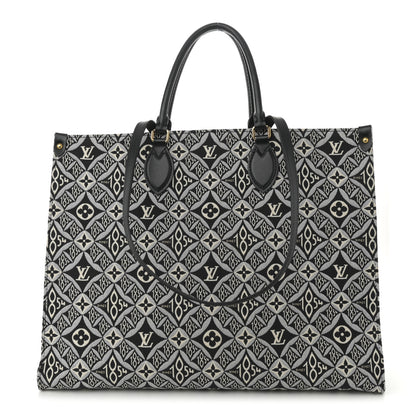 Louis Vuitton Jacquard Since 1854 Onthego GM Grey 1 of 10