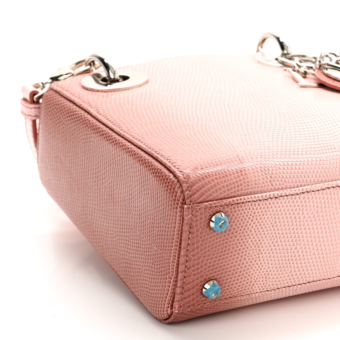 Lizard Gradient Mini Lady Dior Pink