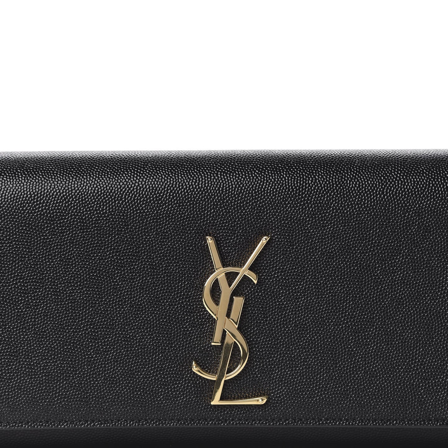 Grain De Poudre Monogram Cassandre Clutch Black