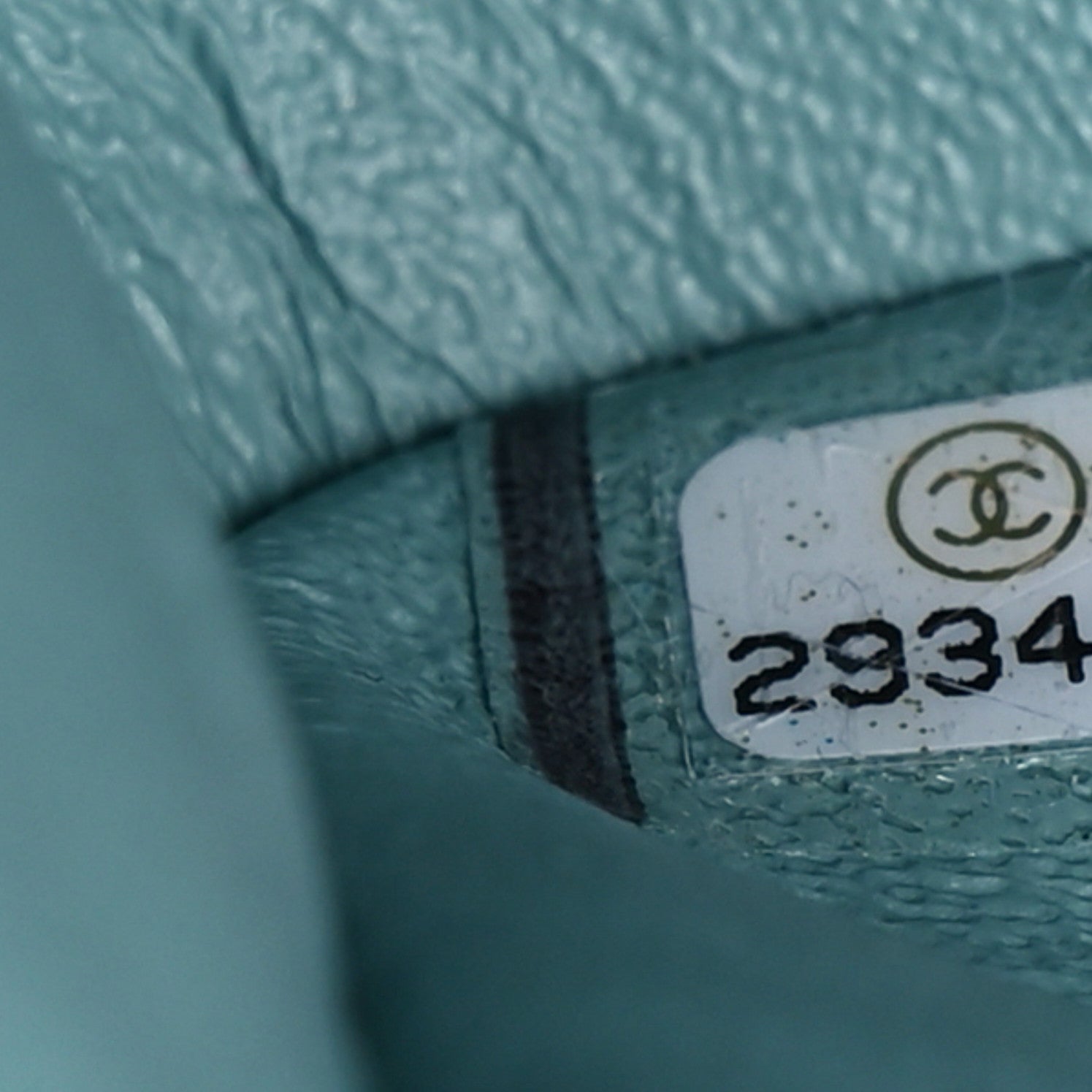 Chanel Caviar Quilted Medium Double Flap Light Blue 7 of 10