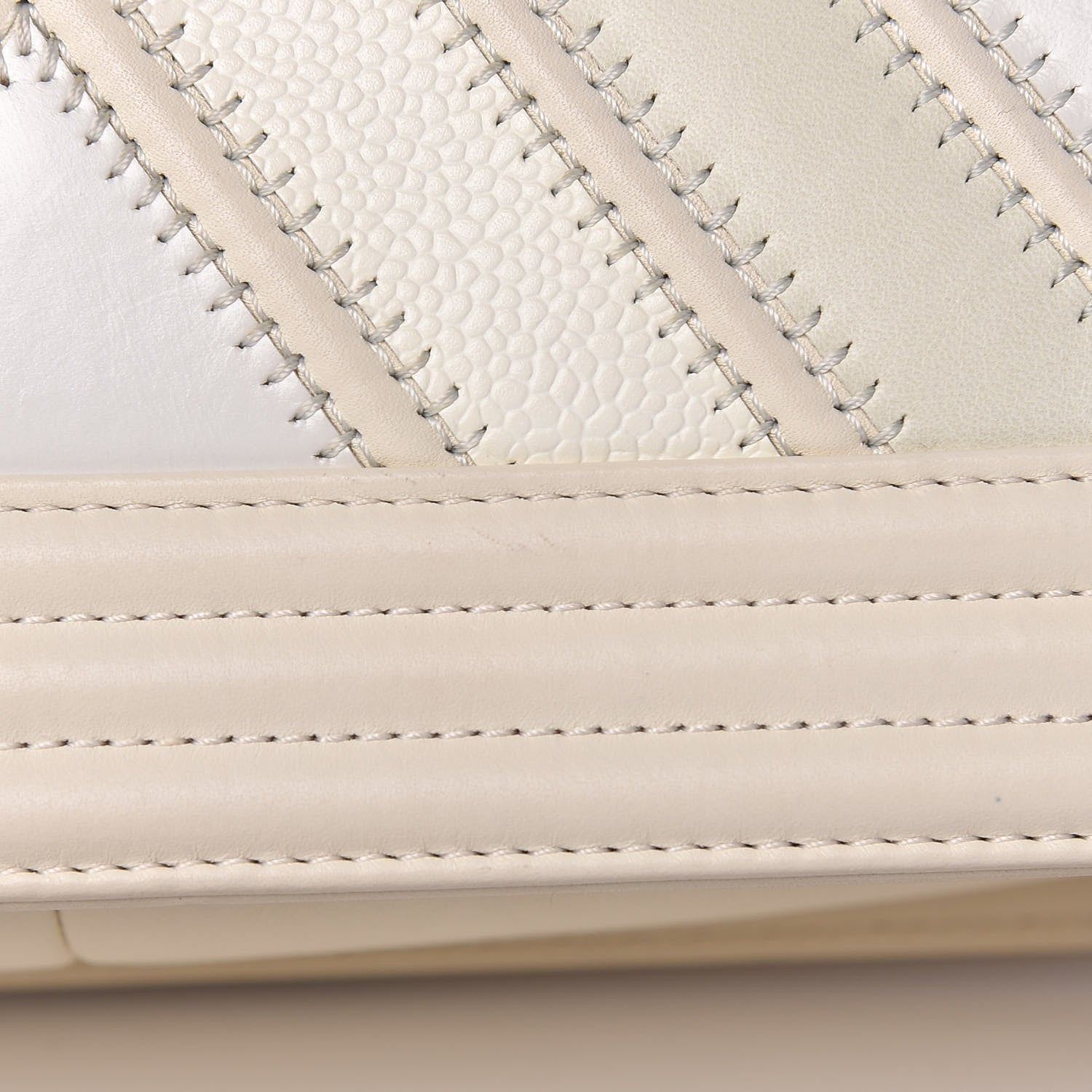 Chanel Caviar Suede Calfskin Chevron Medium Boy Flap White 10 of 13