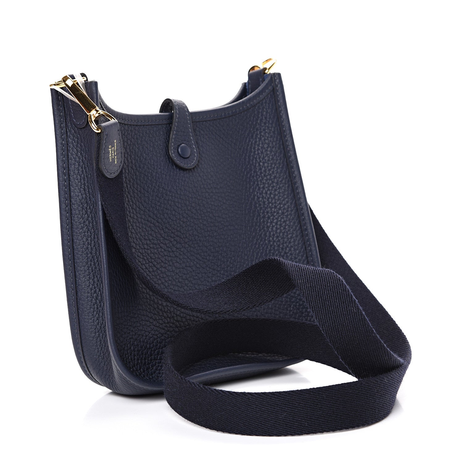 Hermes Taurillon Clemence Evelyne TPM Bleu Nuit 2 of 10