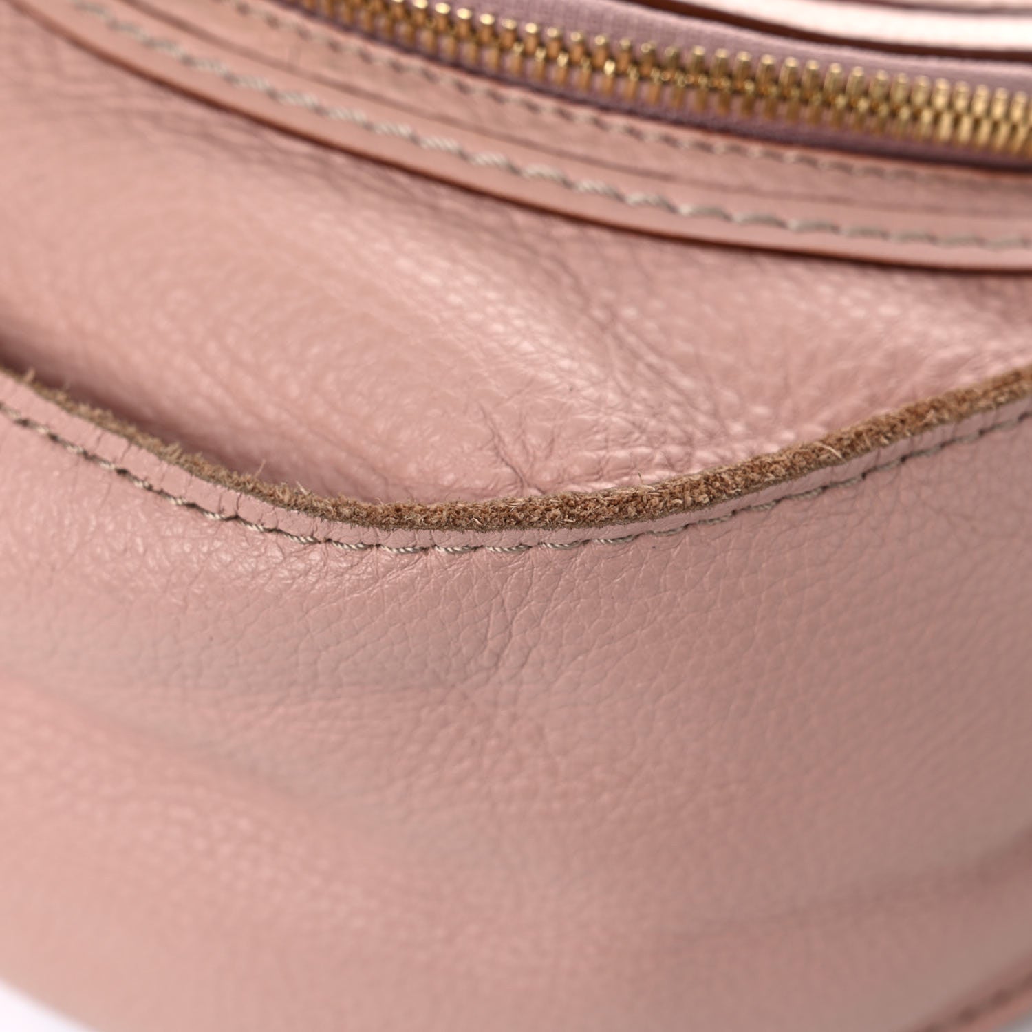 Chloe Calfskin Medium Marcie Round Zip Crossbody Blush Nude 9 of 24