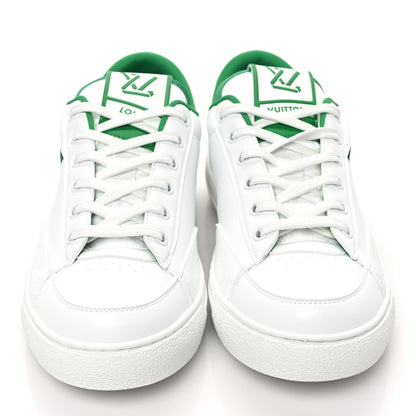 Louis Vuitton Calfskin Charlie Sneaker 40 White Green 2 of 8