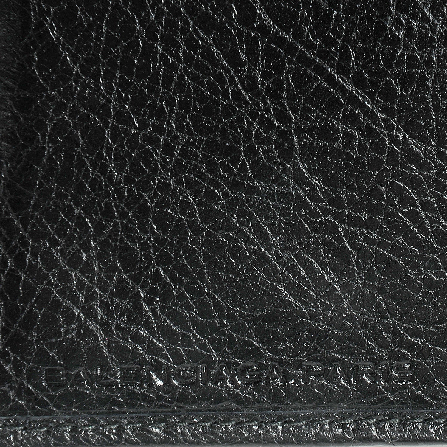 Balenciaga Agneau Giant 12 Silver Hardware Money Wallet Black 9 of 10