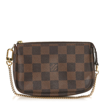 Louis Vuitton Damier Ebene Mini Pochette Accessories 1 of 10