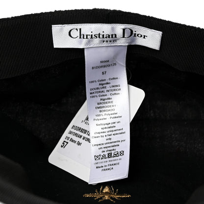 Christian Dior Daydream Words Print Cap Hat 57 White 8 of 13