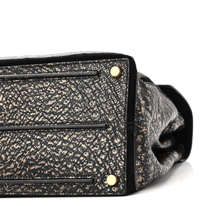 Saint Laurent Ostrich Large Muse Two Black Gold 11 of 11