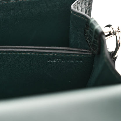 Hermes Matte Alligator Lizard Mini Sac Roulis Ombre Vert Fonce 7 of 11