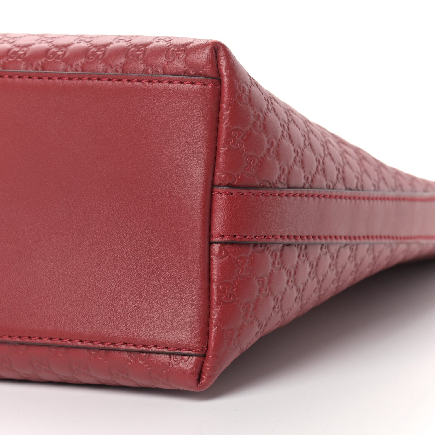Gucci Soft Microguccissima Margaux Shoulder Bag Red 9 of 12