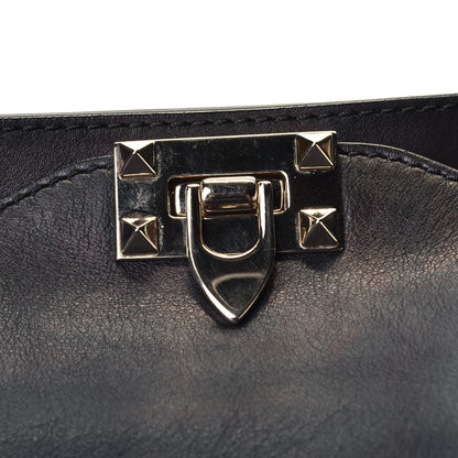 Valentino Garavani Vitello Medium Rockstud Tote Black 5 of 6