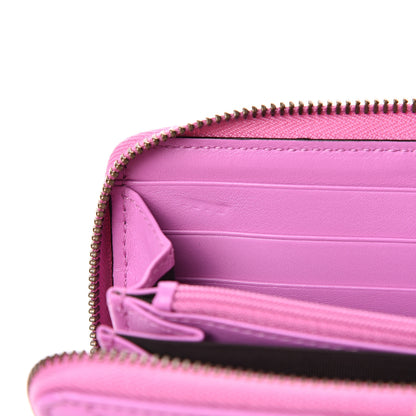 Gucci Calfskin Matelasse GG Marmont Zip Around Wallet Candy Mousse 8 of 8