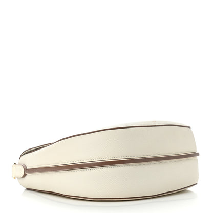 Celine Grained Calfskin Small Trotteur White 3 of 8