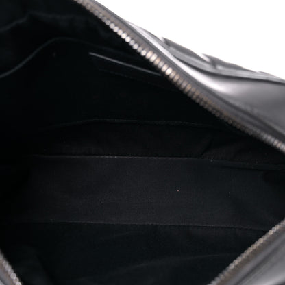 Saint Laurent Calfskin Matelasse Monogram Lou Camera Bag Grey Kaki 5 of 20