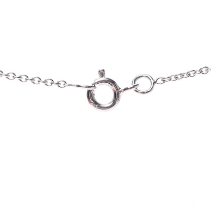 Hermes 18K White Gold Diamond Finesse Pendant Necklace 4 of 6