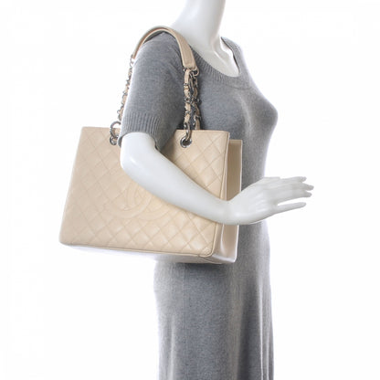 Chanel Caviar Grand Shopping Tote GST Beige Clair 2 of 7