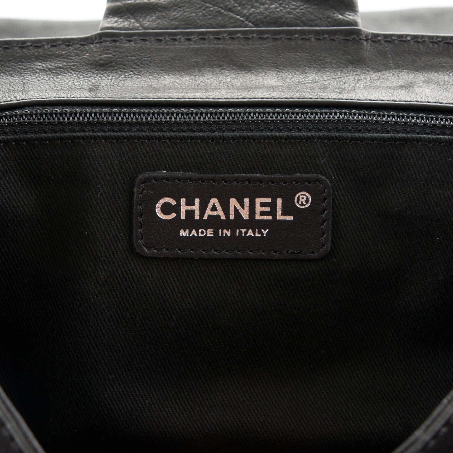 Chanel Calfskin Diamond Stitch Accordion Flap Black 6 of 7