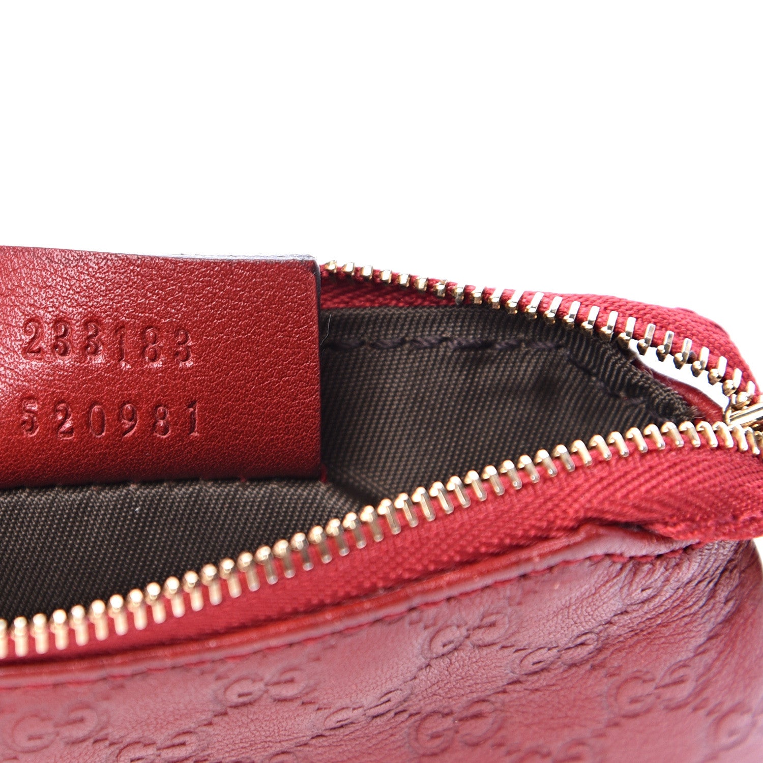 Gucci Microguccissima Key Case Hibiscus Red 6 of 7