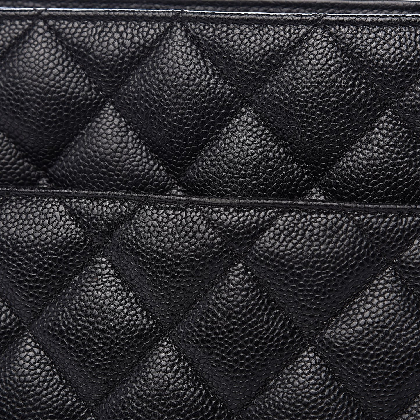 Caviar Medallion Tote Black