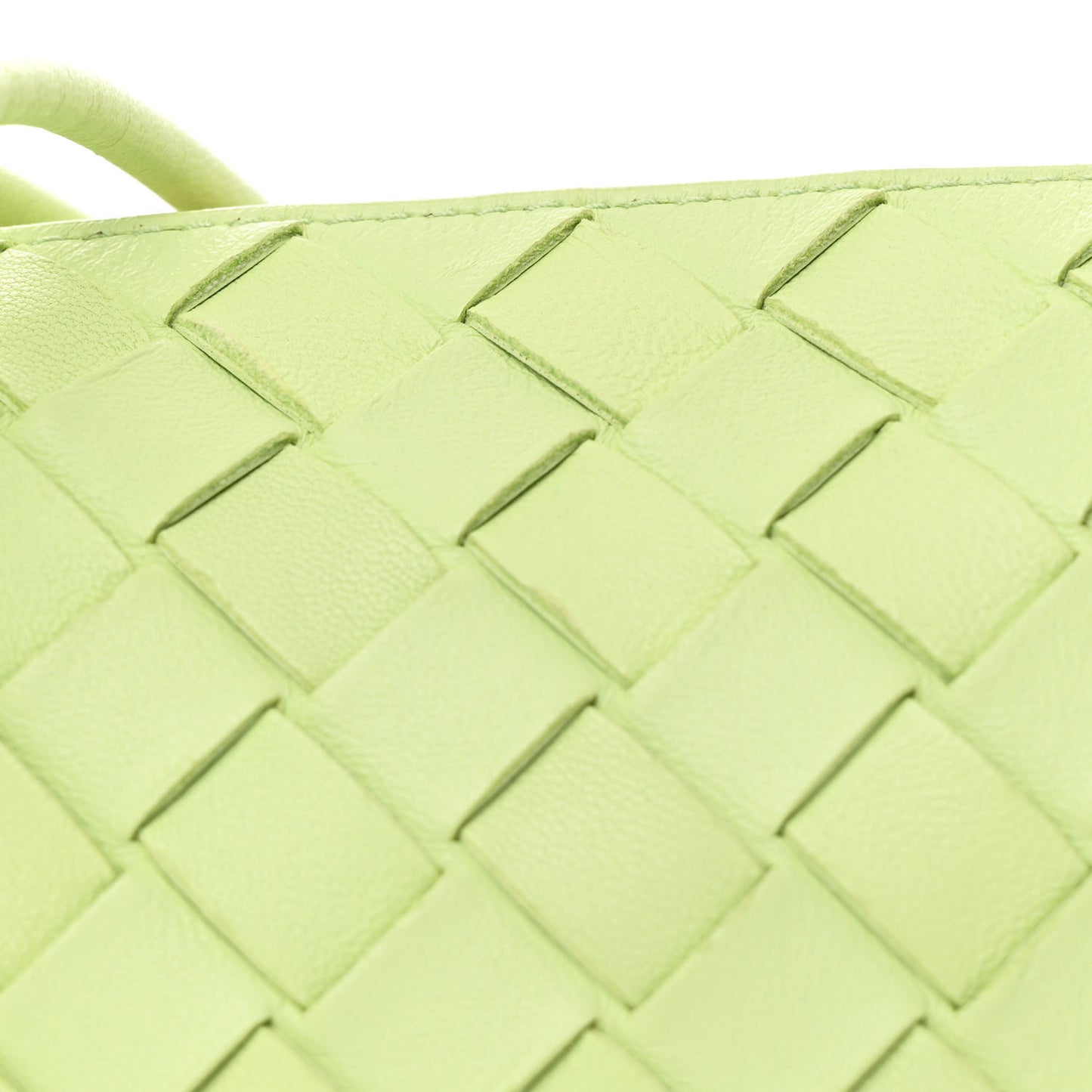 Nappa Intrecciato Mini Loop Camera Bag Fennel