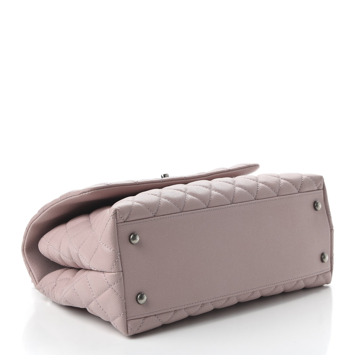 Chanel Caviar Quilted Small Coco Handle Flap Pink 4 of 10