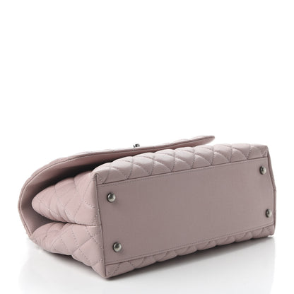 Chanel Caviar Quilted Small Coco Handle Flap Pink 4 of 10