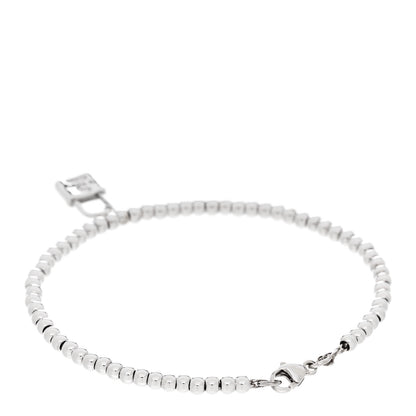 Tiffany Sterling Silver 1837 Lock Charm Bead Bracelet 2 of 3