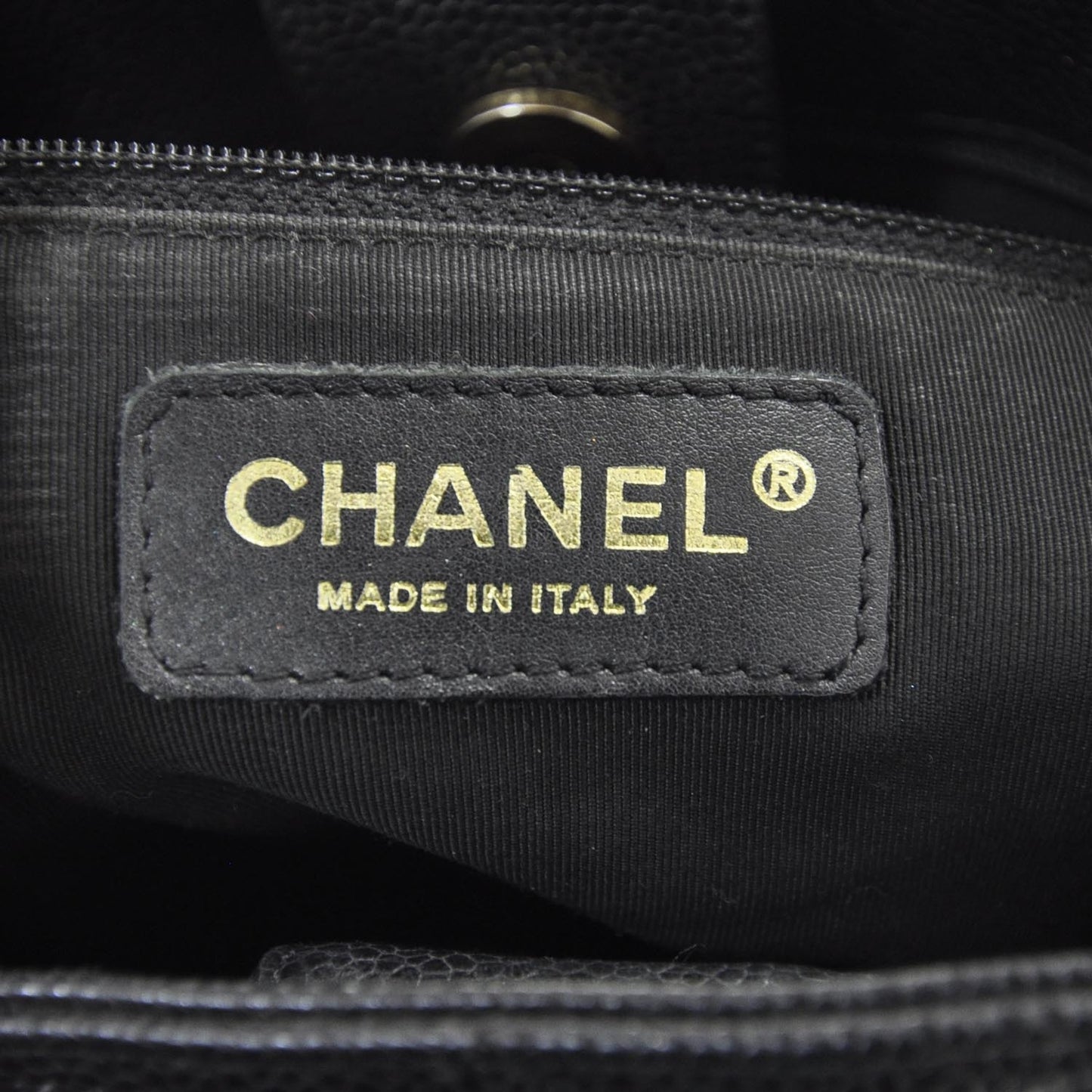 Caviar Petit Shopping Tote PST Black GHW