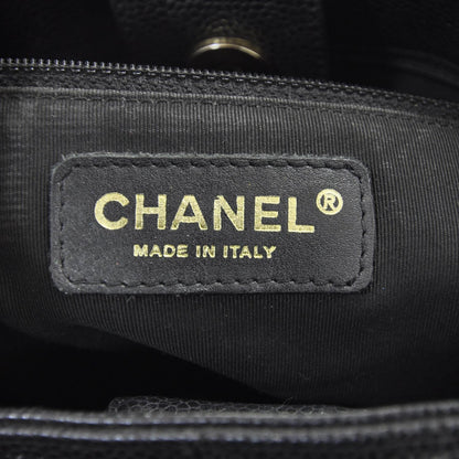 Chanel Caviar Petit Shopping Tote PST Black GHW 7 of 10