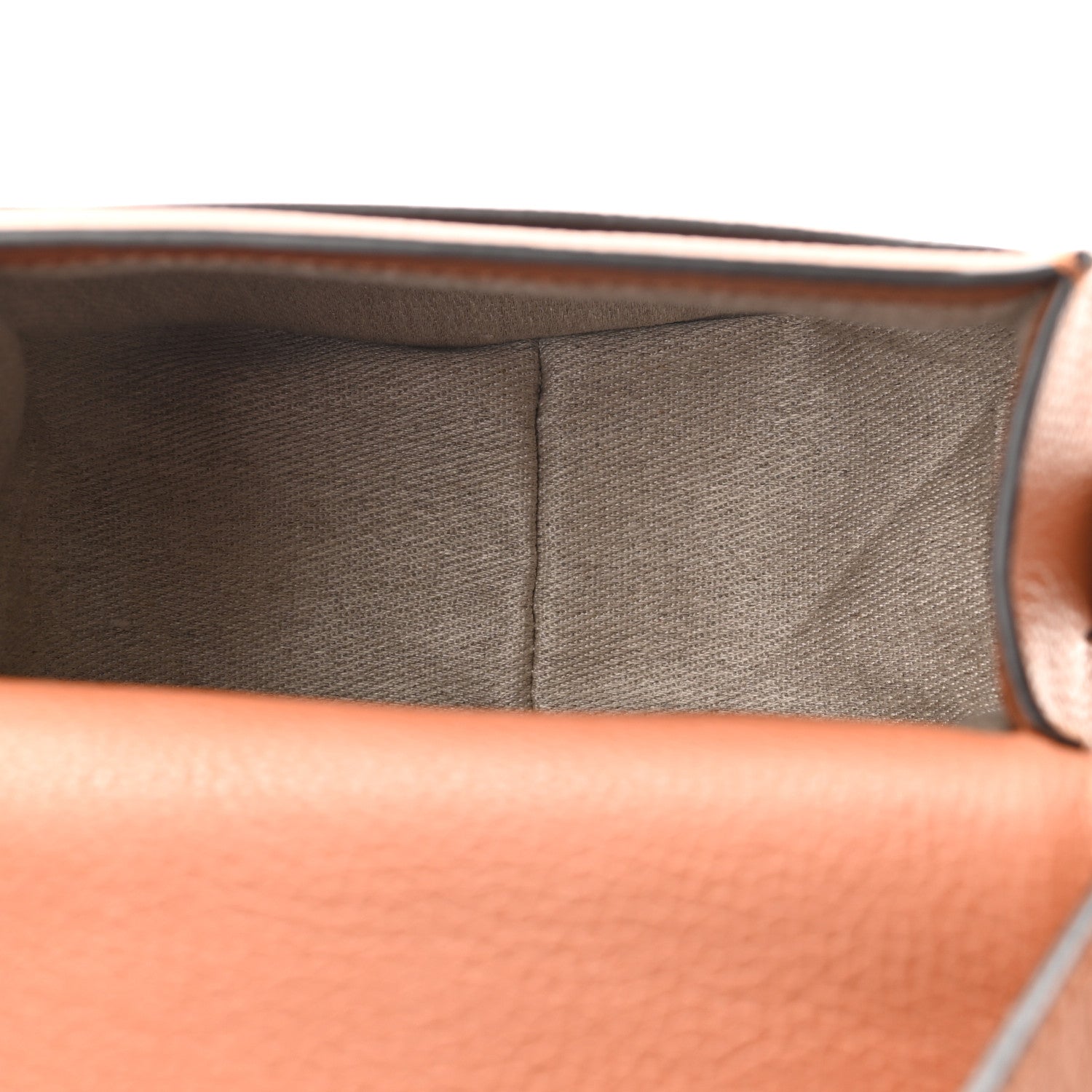 Chloe Calfskin Mini Marcie Round Crossbody Bag Tan 5 of 10