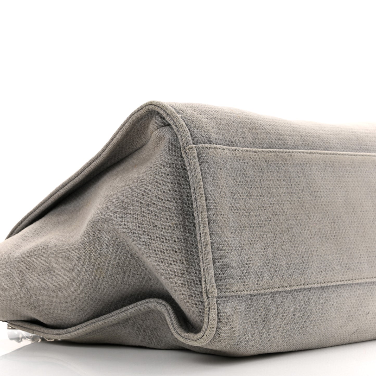 Canvas Large Deauville Tote Grey