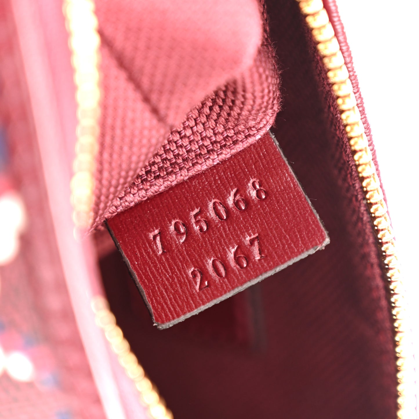 GG Supreme Shadow Toiletry Pouch Rosso Ancora Red
