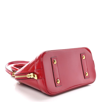 Louis Vuitton Vernis Alma BB Cherry 4 of 9