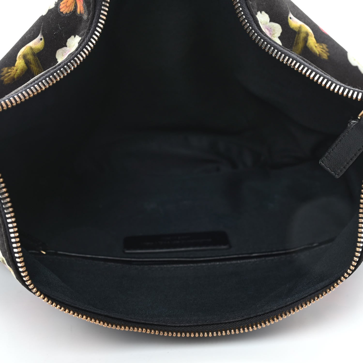Alexander McQueen Silk Obsessions De Manta Clutch Black 4 of 4