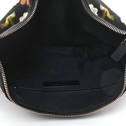 Alexander McQueen Silk Obsessions De Manta Clutch Black 4 of 4