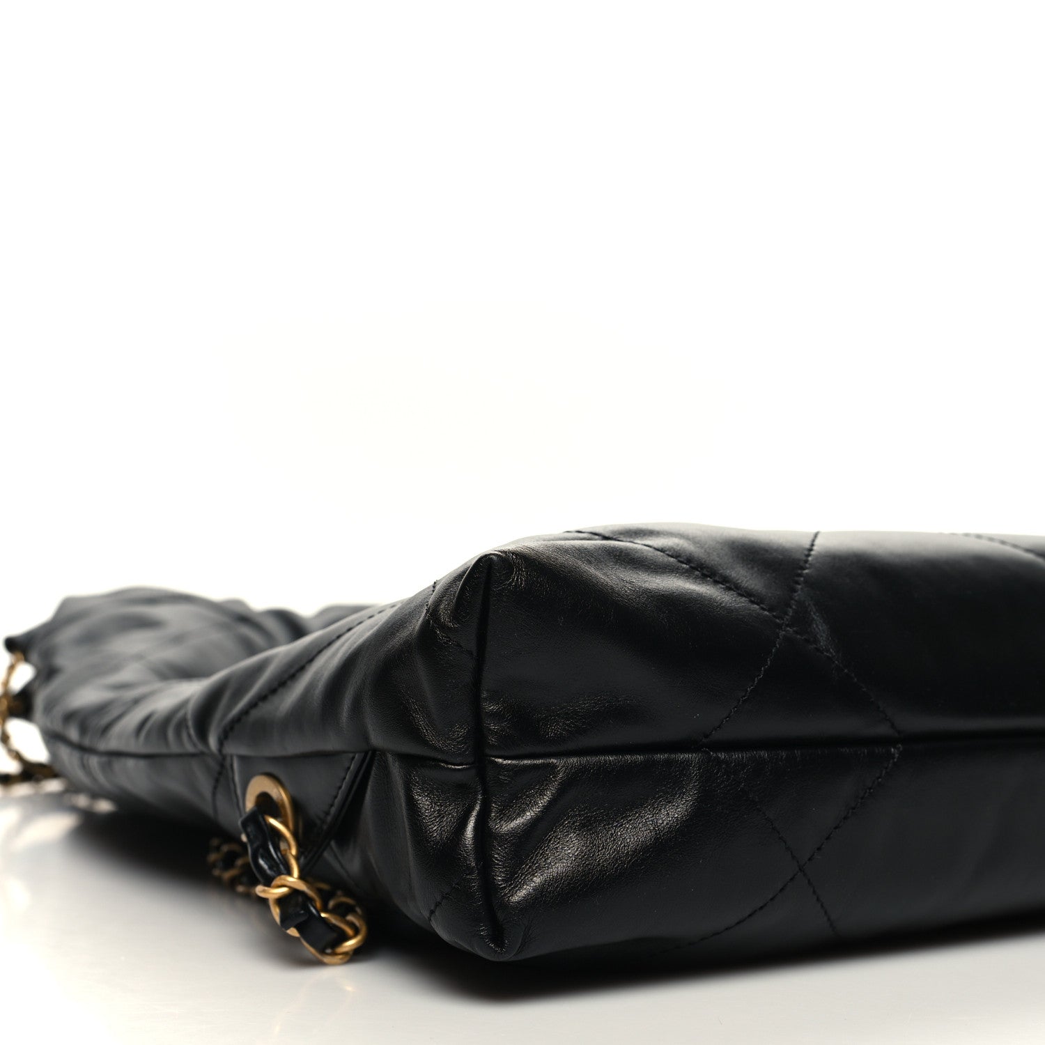 Chanel Shiny Calfskin Quilted Chanel 22 Backpack Black 9 of 10