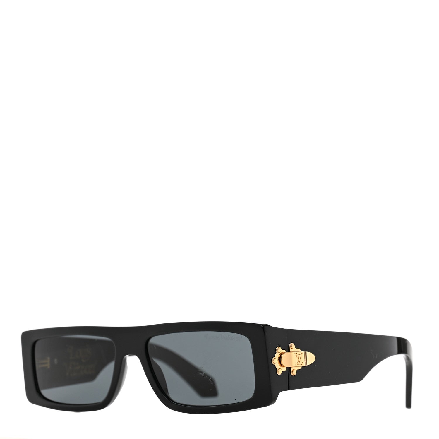 Louis Vuitton Acetate LV Lock Sunglasses Z1361W Black 1 of 7