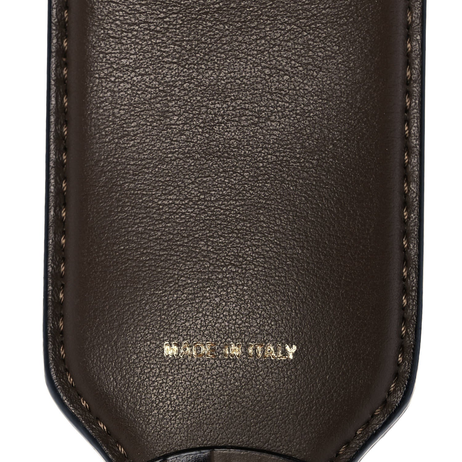 Fendi Calfskin FF 1974 Embossed Mini Strap You Maya Black 4 of 5