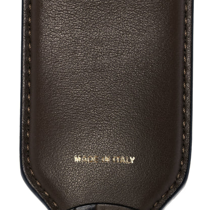 Fendi Calfskin FF 1974 Embossed Mini Strap You Maya Black 4 of 5