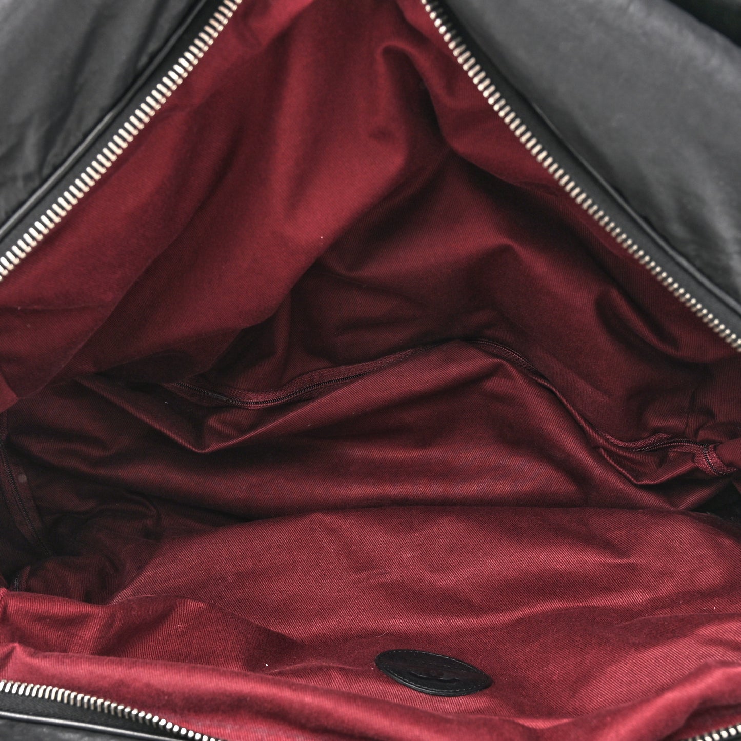 Nylon Quilted Duffle Trolley Black