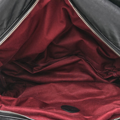 Chanel Nylon Quilted Duffle Trolley Black 6 of 15