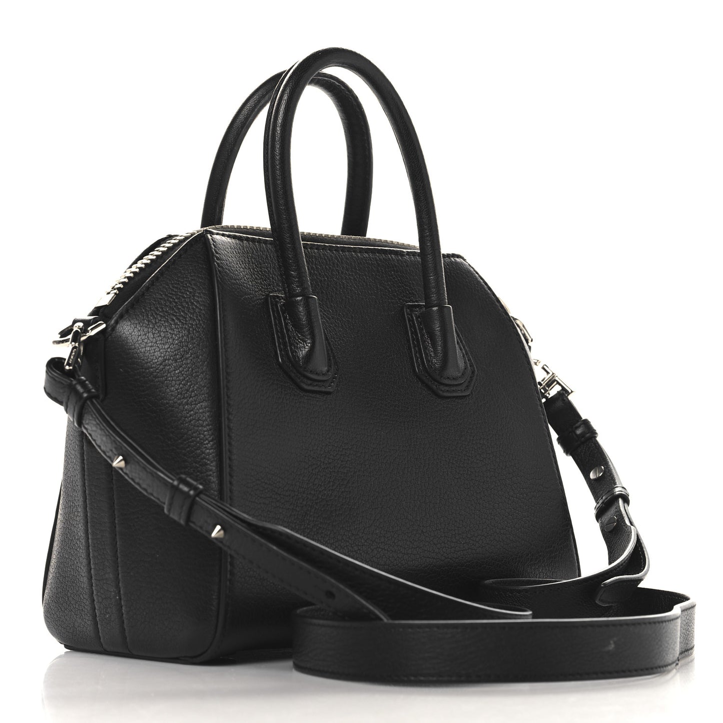 Sugar Goatskin Mini Antigona Black