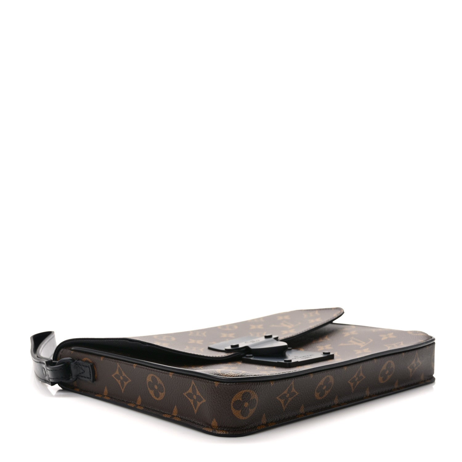 Louis Vuitton Monogram Macassar S Lock A4 Pouch 3 of 6